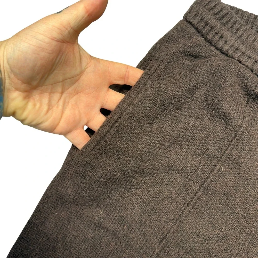 Y2K GAP Europe Limited Womens brown 100 percent Cotton Capri Textured Joggers